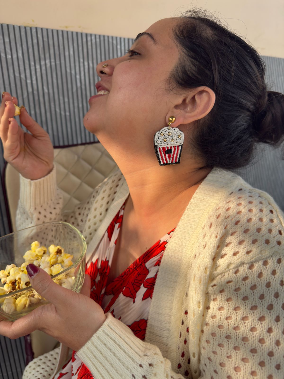 Popcorn Earrings