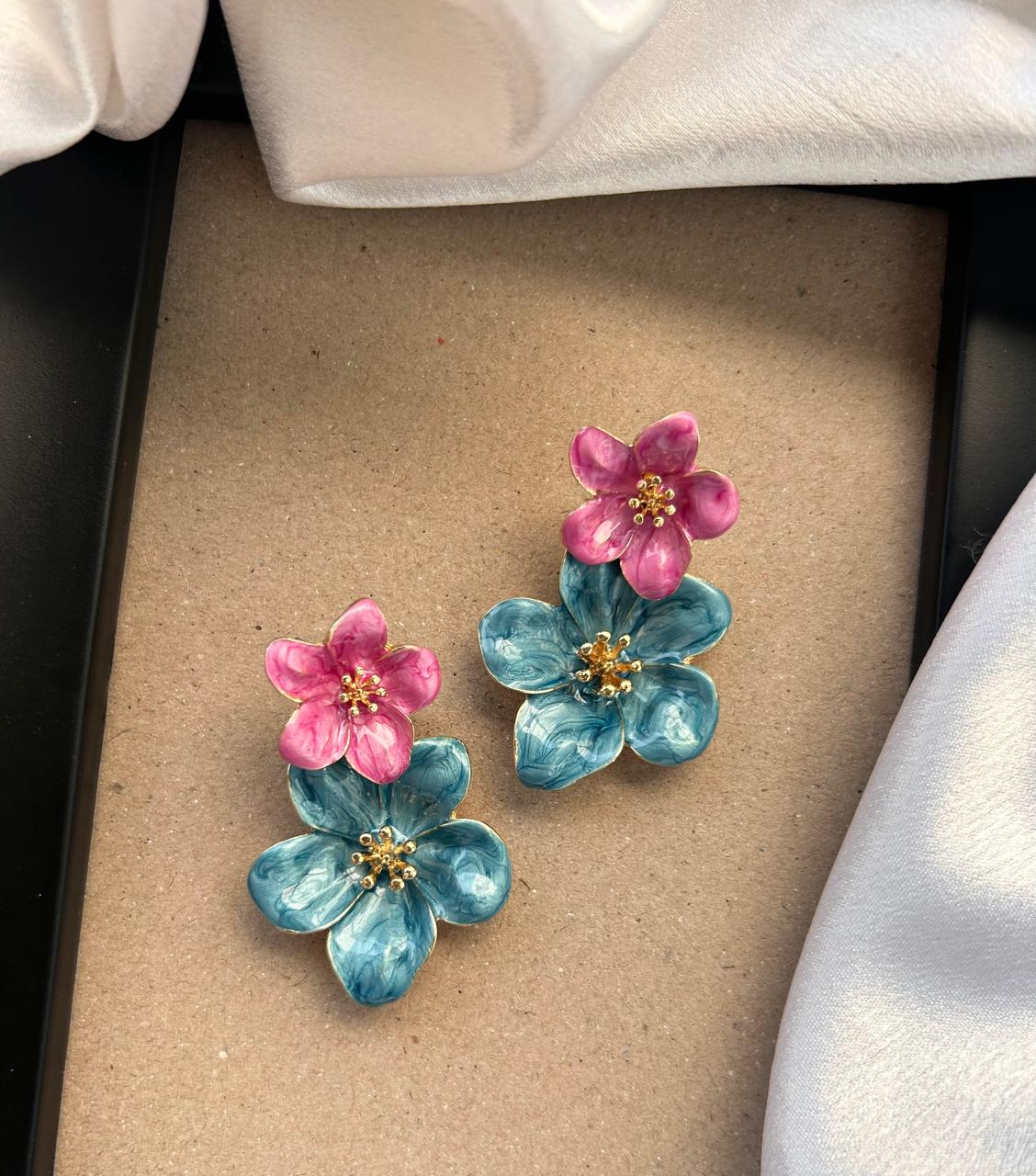 Bloom Pop Earrings Pink