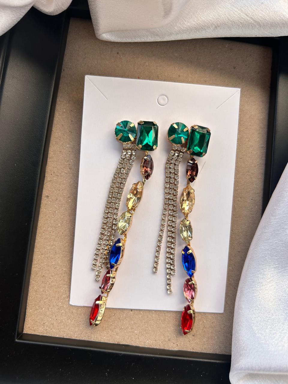 Aurora Rainfall Statement Earrings