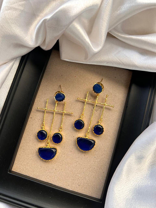 Midnight Geometry Earrings