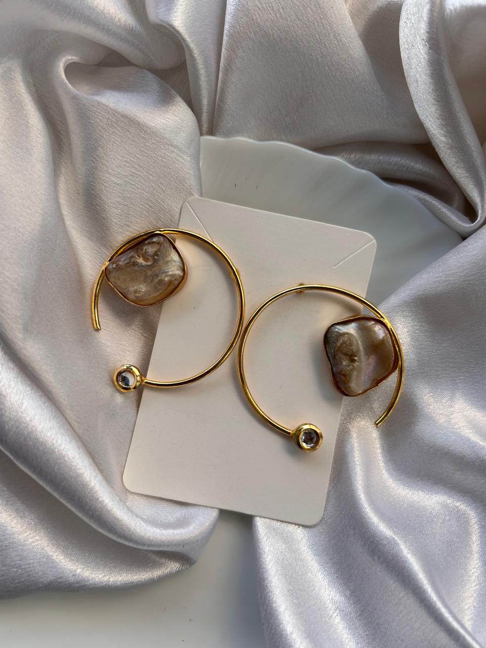 Golden Orbit Earrings