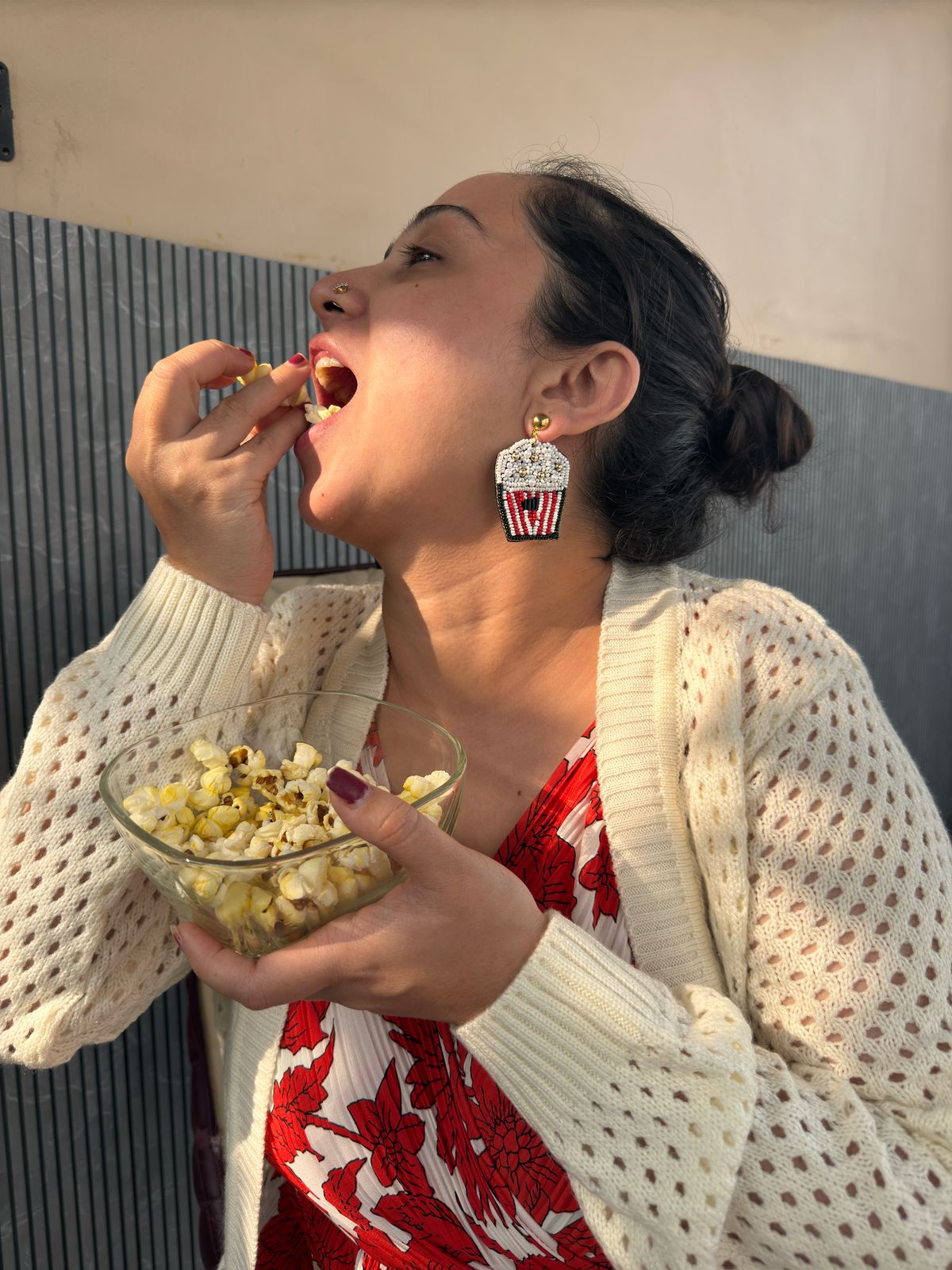 Popcorn Earrings